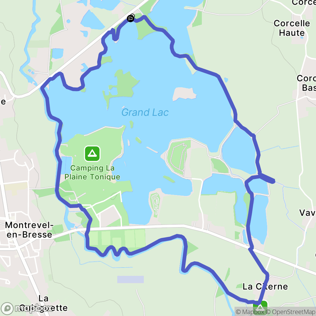Malafretaz : carte du parcours de randonnée - France