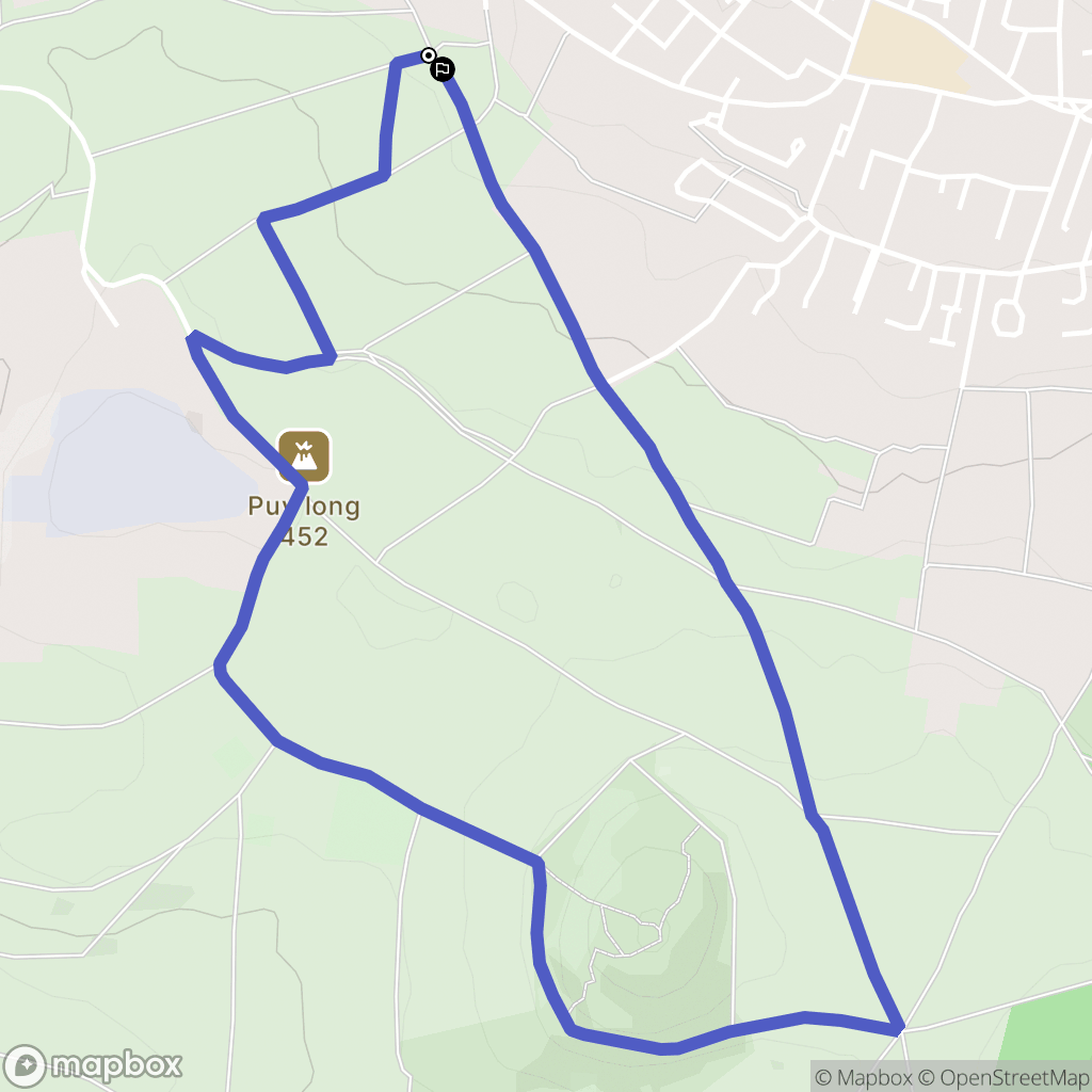 Lempdes : carte du parcours de randonnée - France