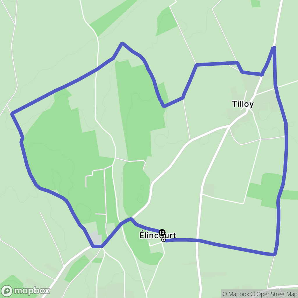 Saint-Blimont : carte du parcours de randonnée - France