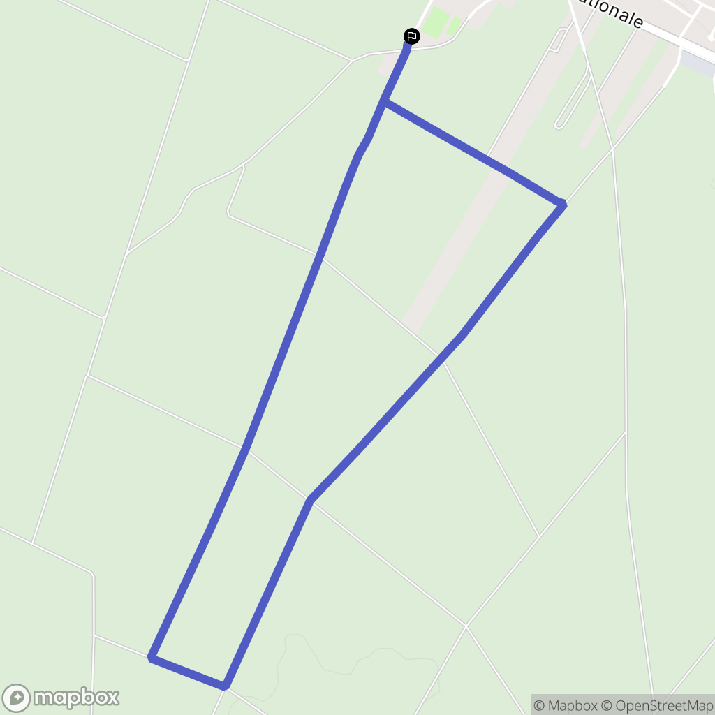 Matougues : carte du parcours de randonnée - France
