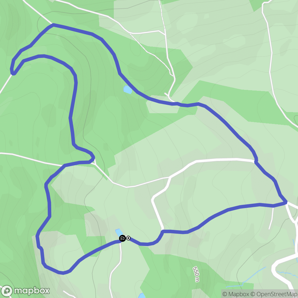 Thannenkirch : carte du parcours de randonnée - France