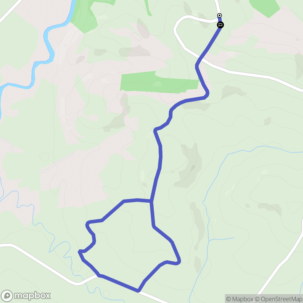 Carbonne : carte du parcours de randonnée - France