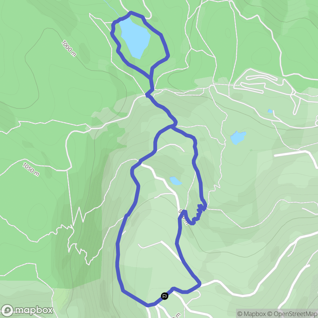 La Bresse : carte du parcours de randonnée - France