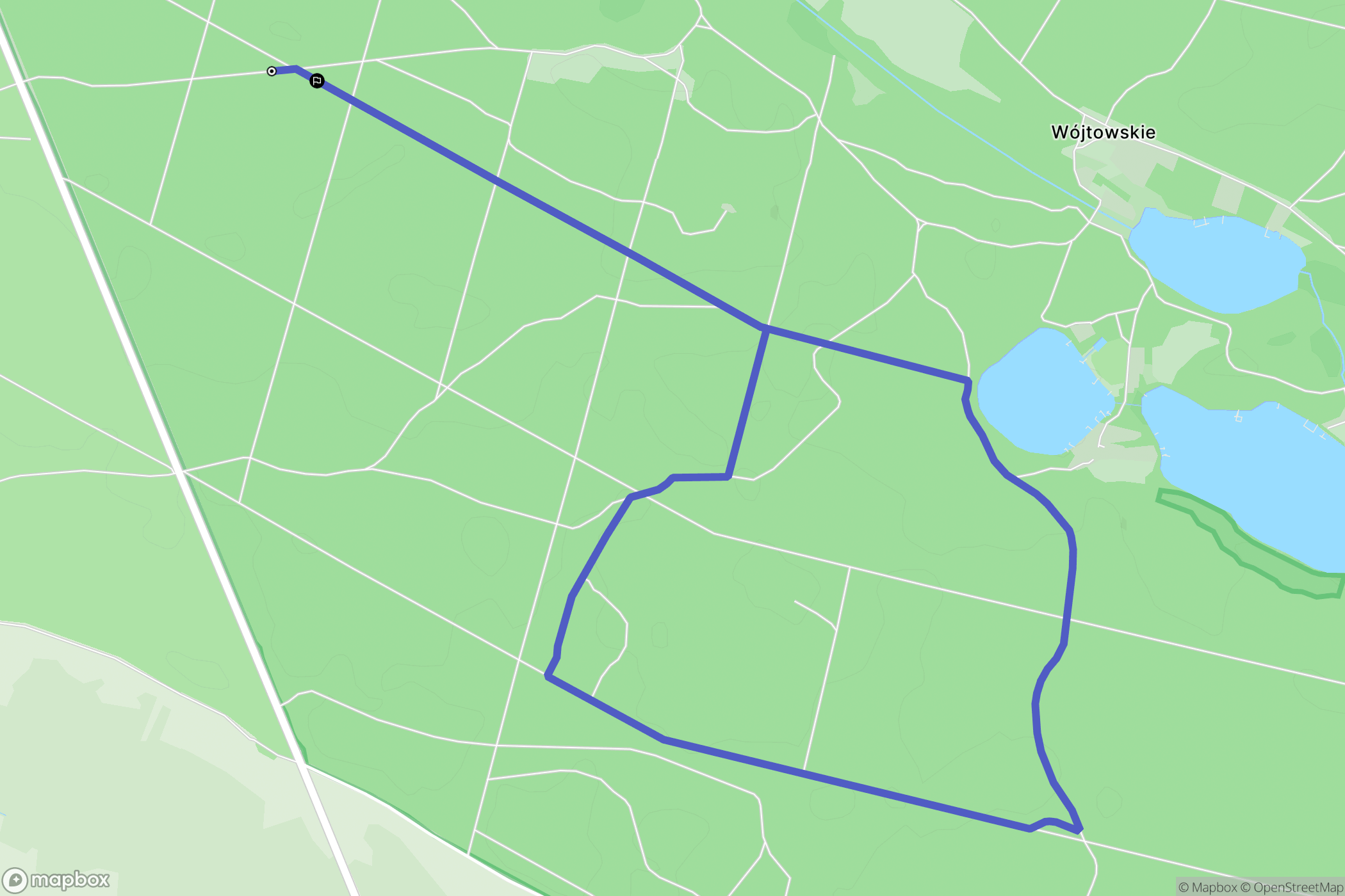 Przydatki Gołaszewskie: mapa trasy - Poland