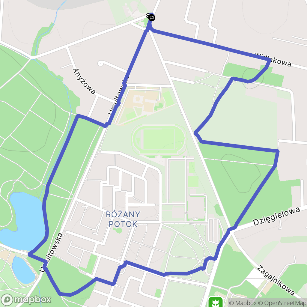 Poznań: mapa trasy - Poland