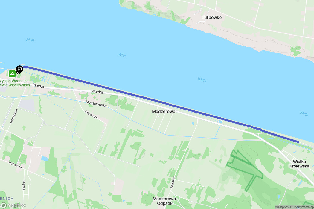 Włocławek: mapa trasy - Poland