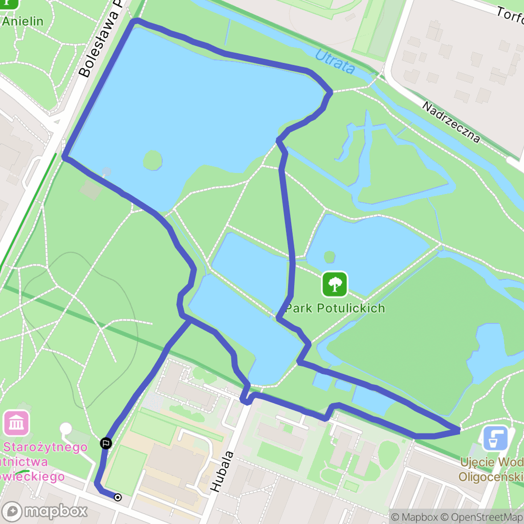 Pruszków: mapa trasy - Poland
