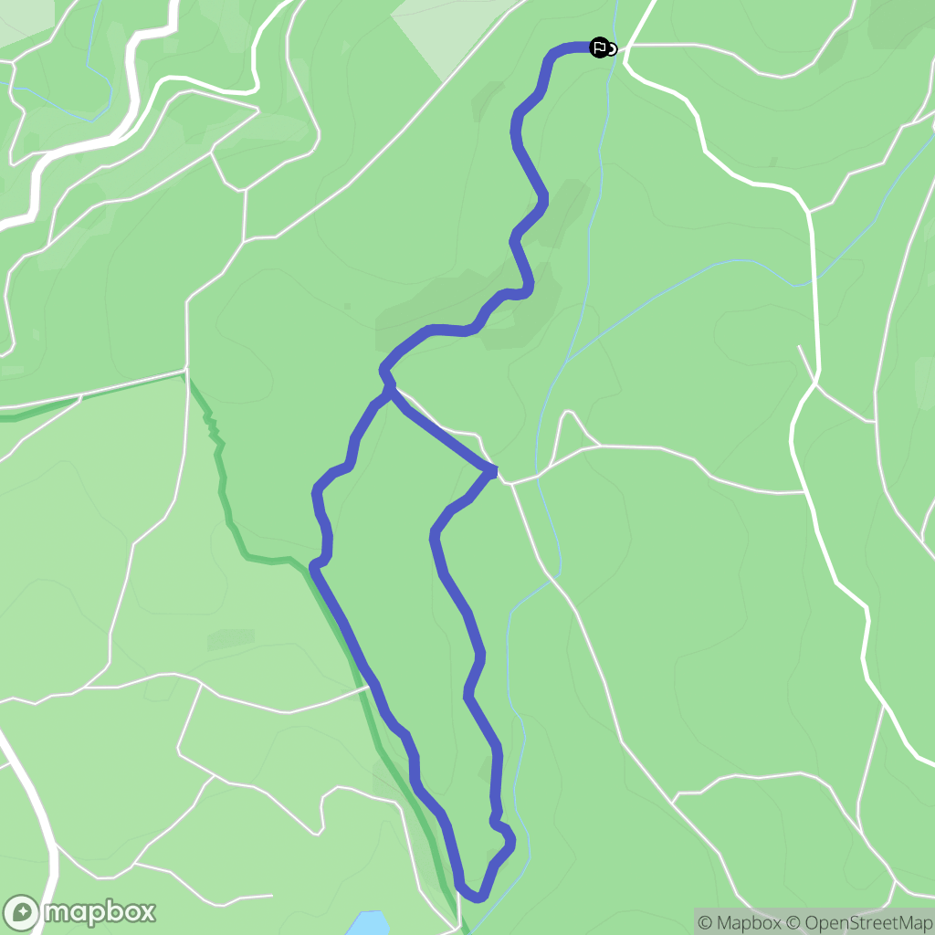Arfons : carte du parcours de randonnée - France