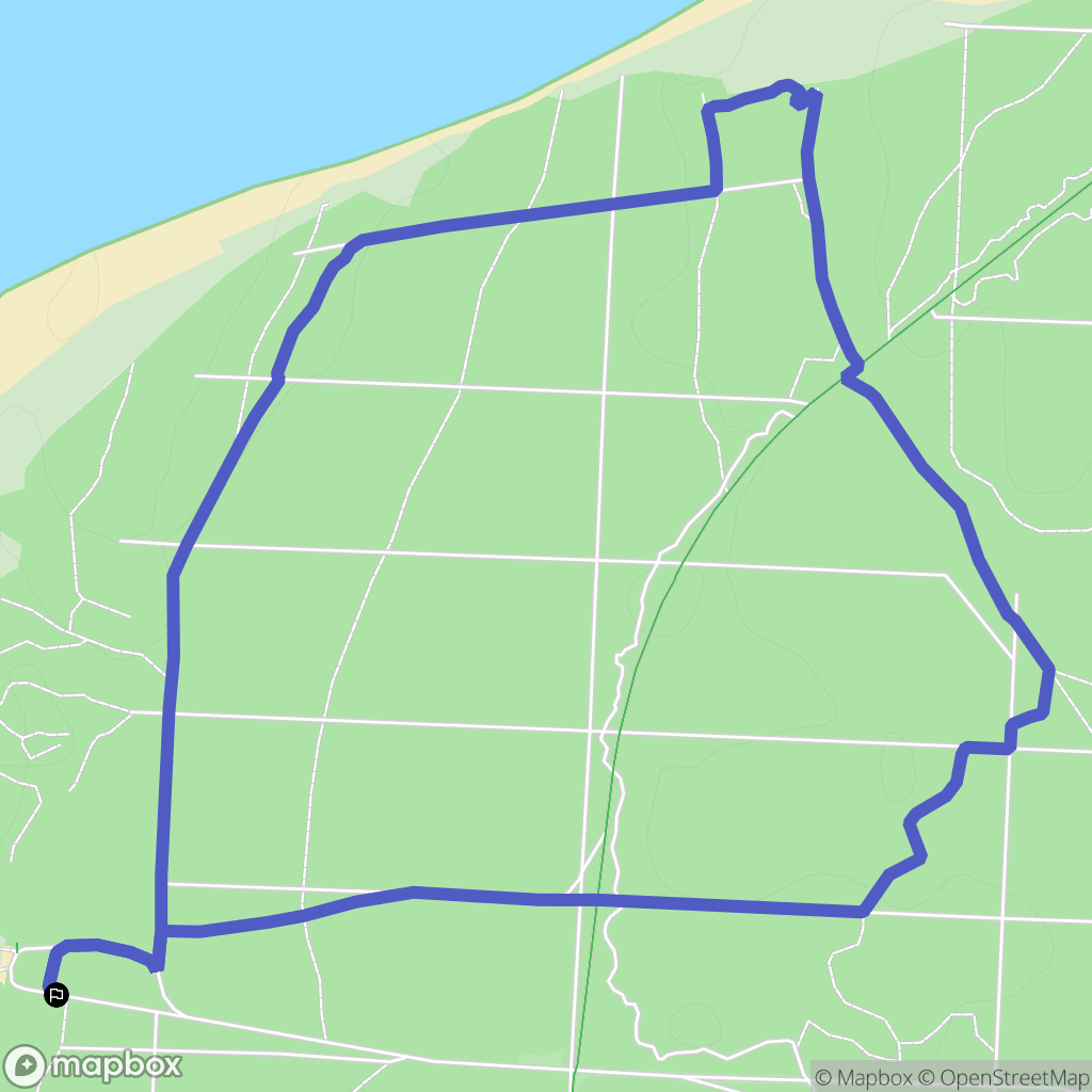 La Tremblade : carte du parcours de randonnée - France