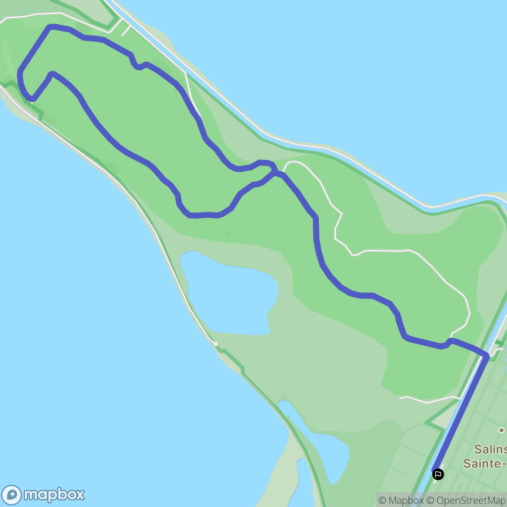 Port-la-Nouvelle : carte du parcours de randonnée - France