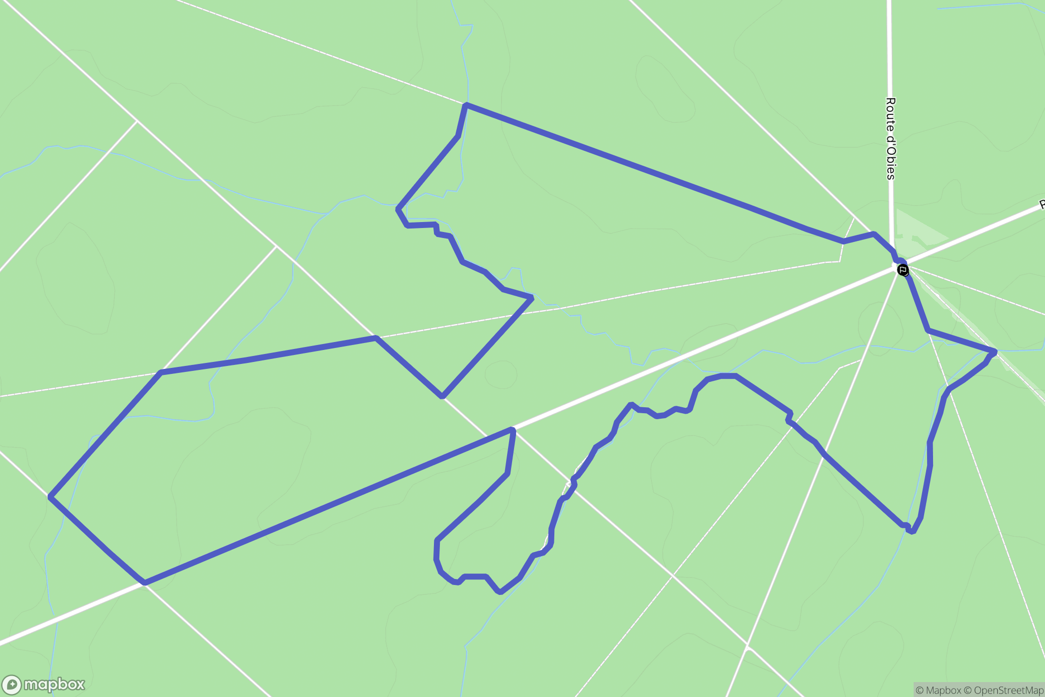 Locquignol : carte du parcours de randonnée - France