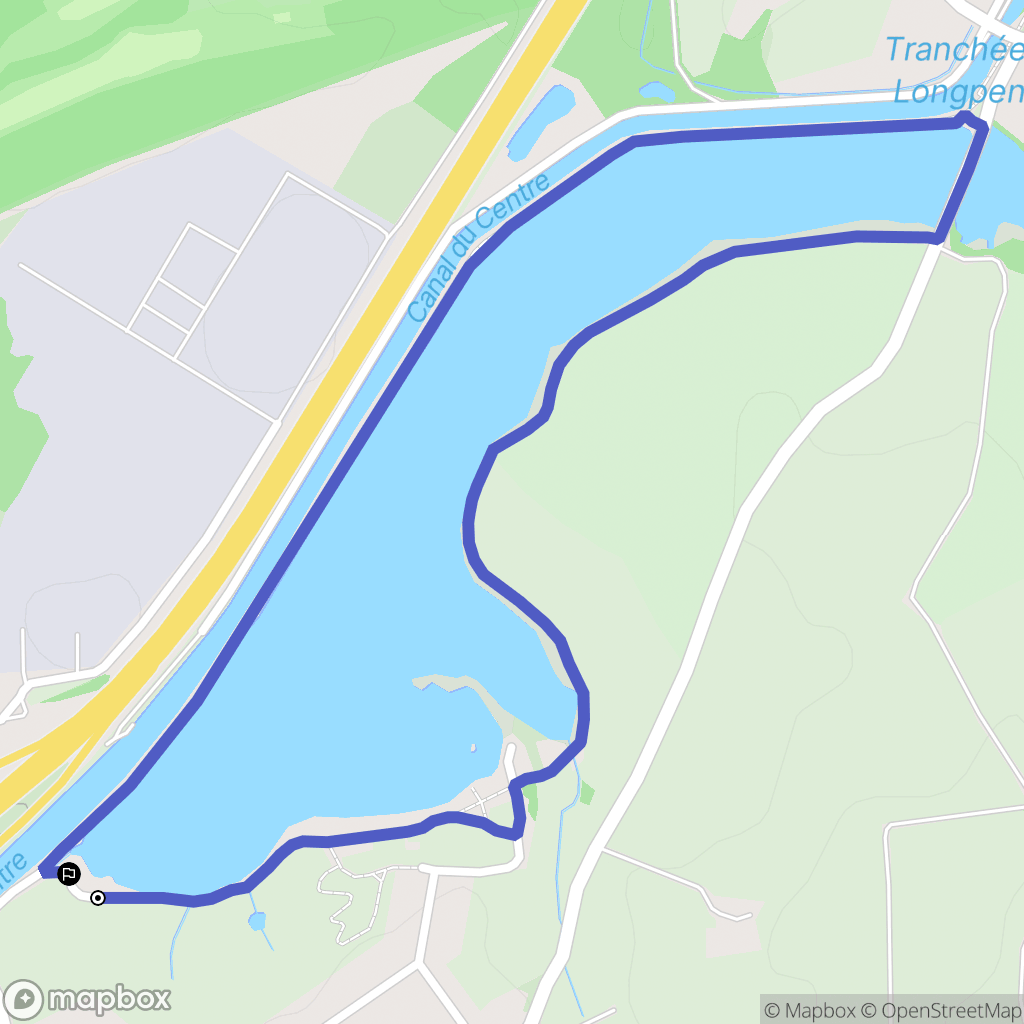 Saint-Laurent-d'Andenay : carte du parcours de randonnée - France