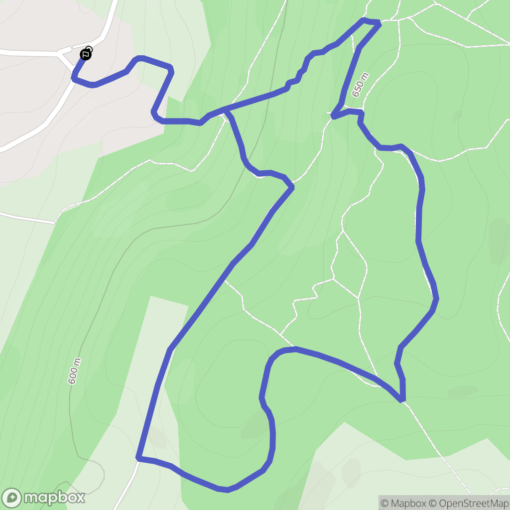 Nonglard : carte du parcours de randonnée - France