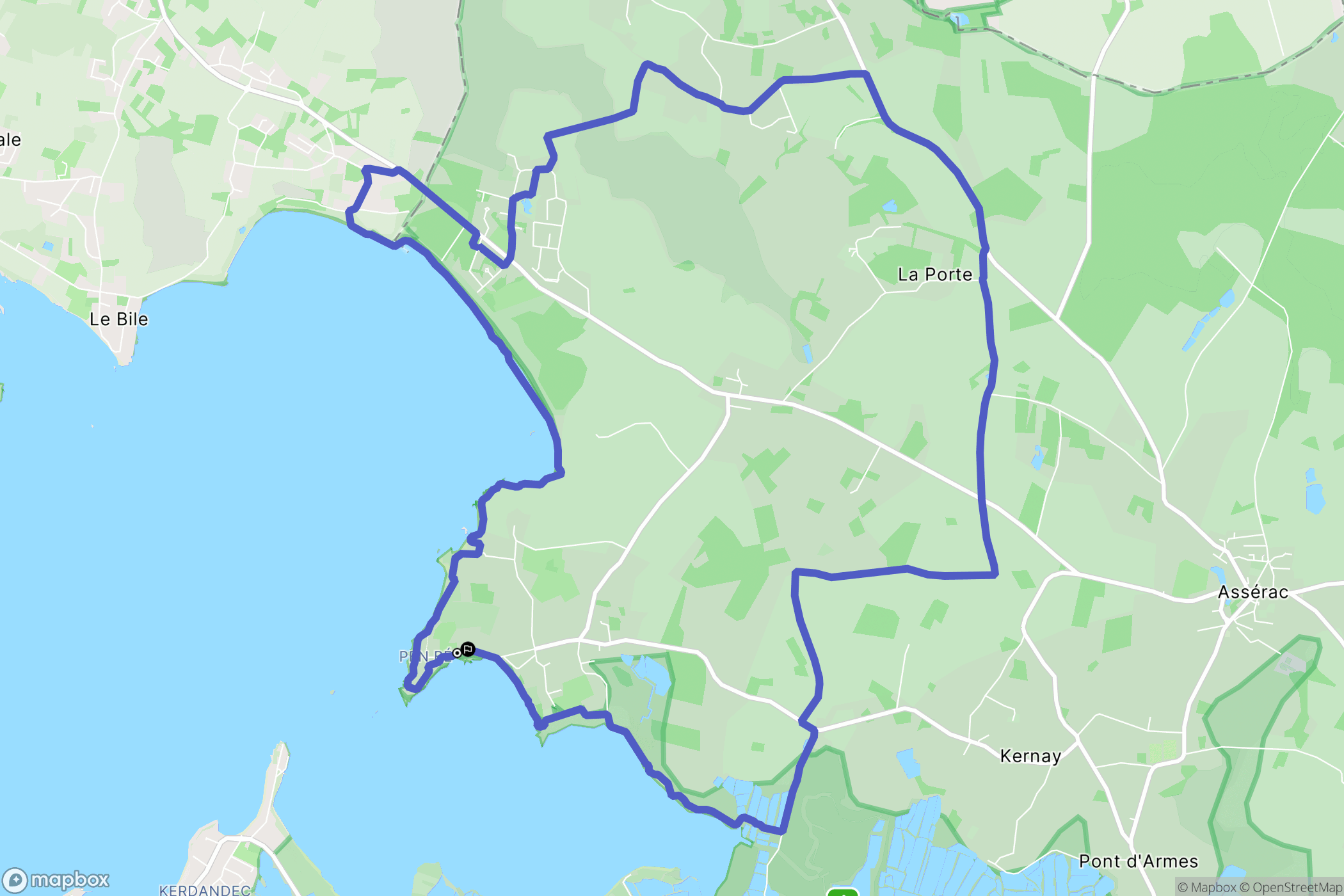 Assérac: routekaart voor buitenactiviteiten - France
