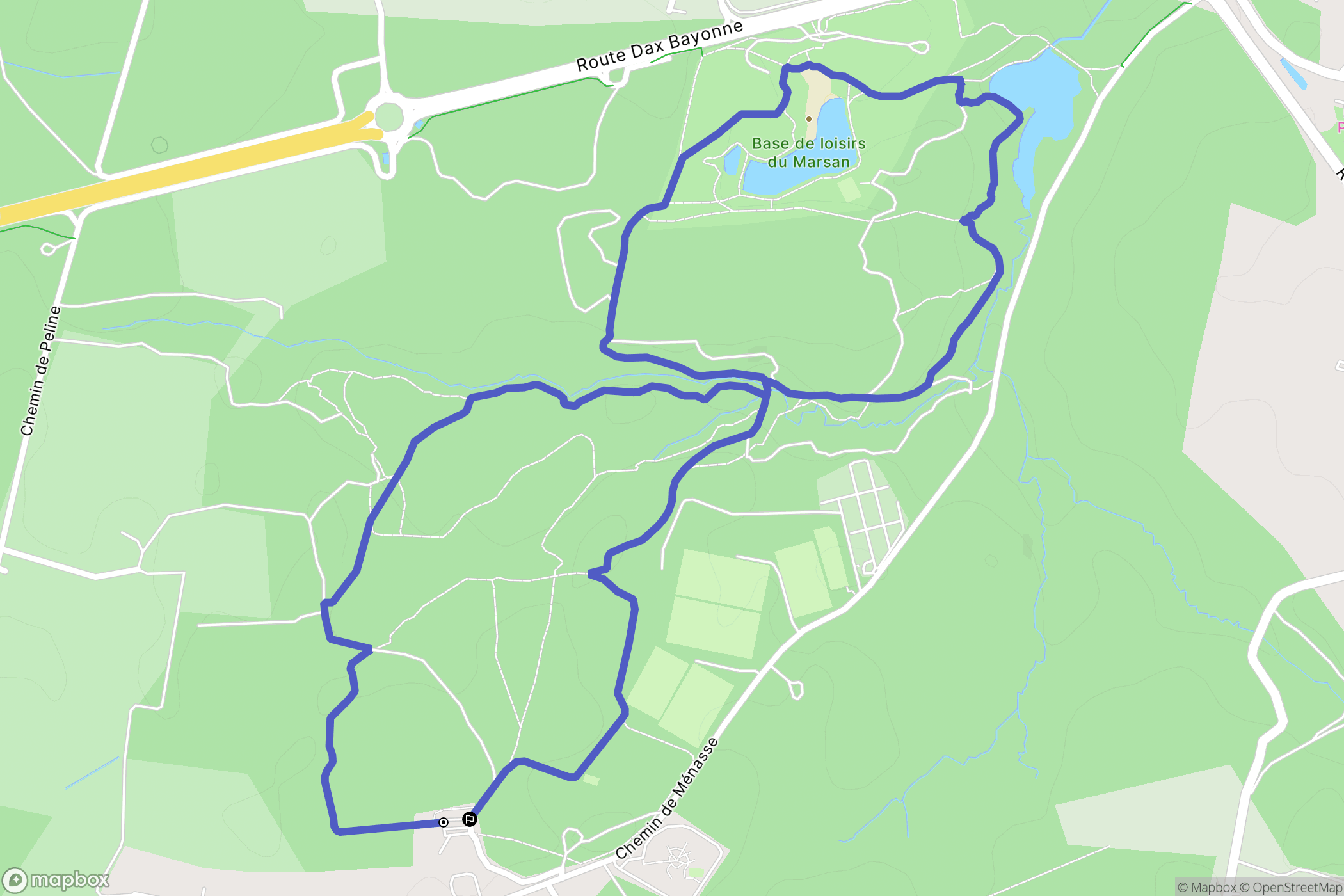 Saint-Pierre-du-Mont : carte du parcours de randonnée - France