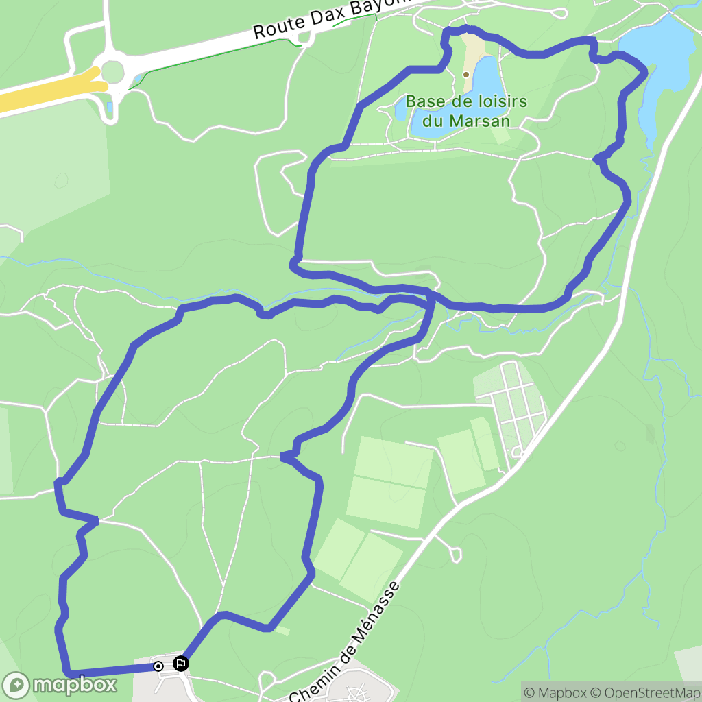 Saint-Pierre-du-Mont : carte du parcours de randonnée - France