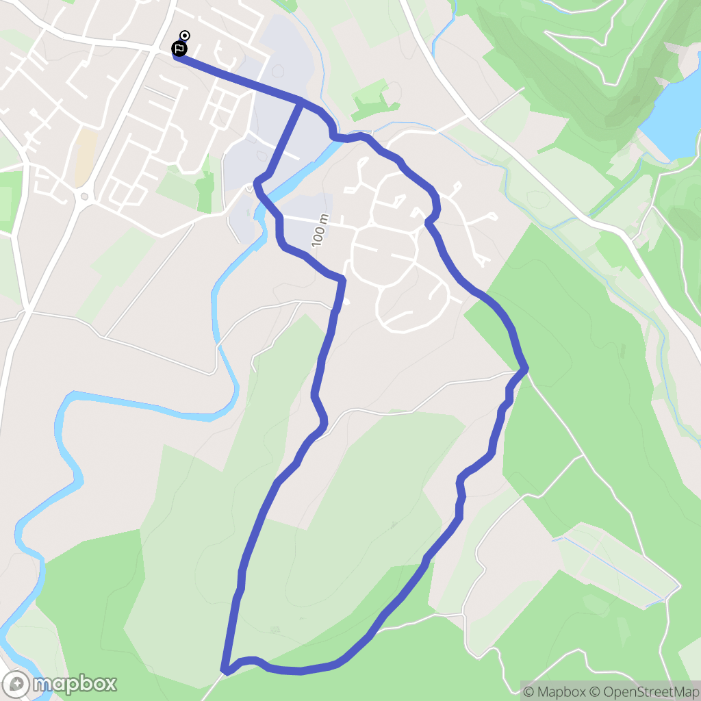 Saint-Mathieu-de-Tréviers : carte du parcours de randonnée - France