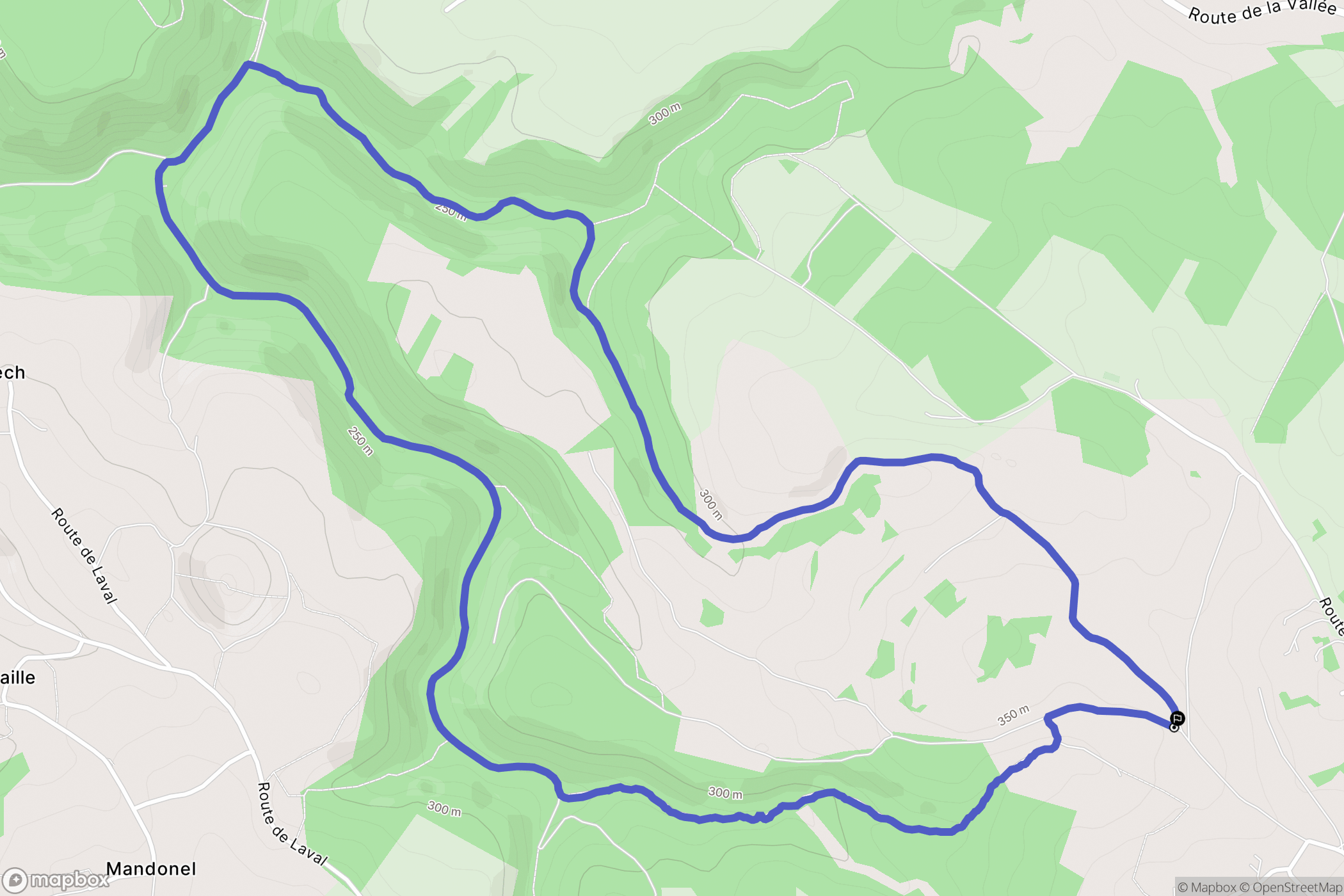 La Capelle-Balaguier: routekaart voor buitenactiviteiten - France