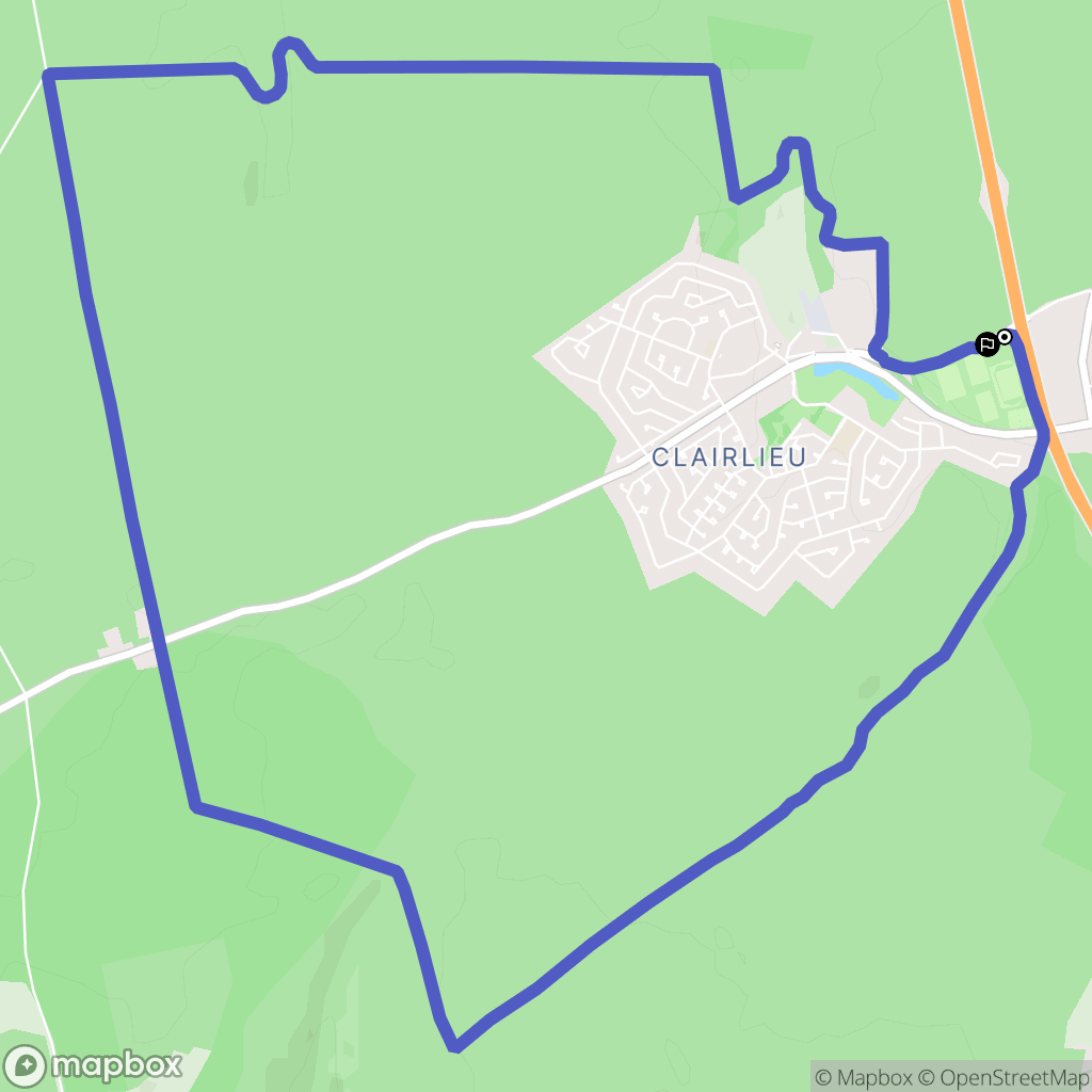 Villers-lès-Nancy : carte du parcours de randonnée - France