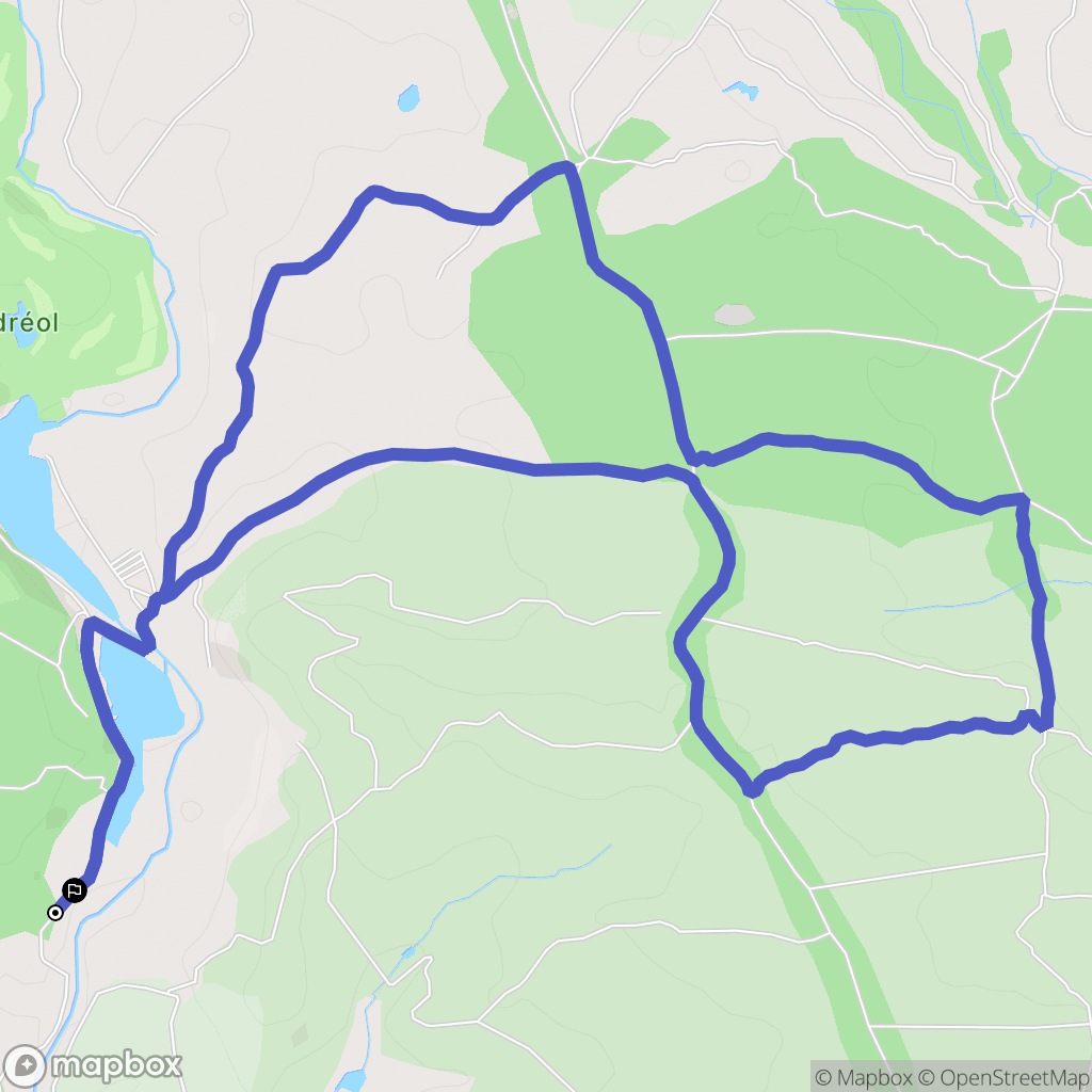 Le Muy : carte du parcours de randonnée - France