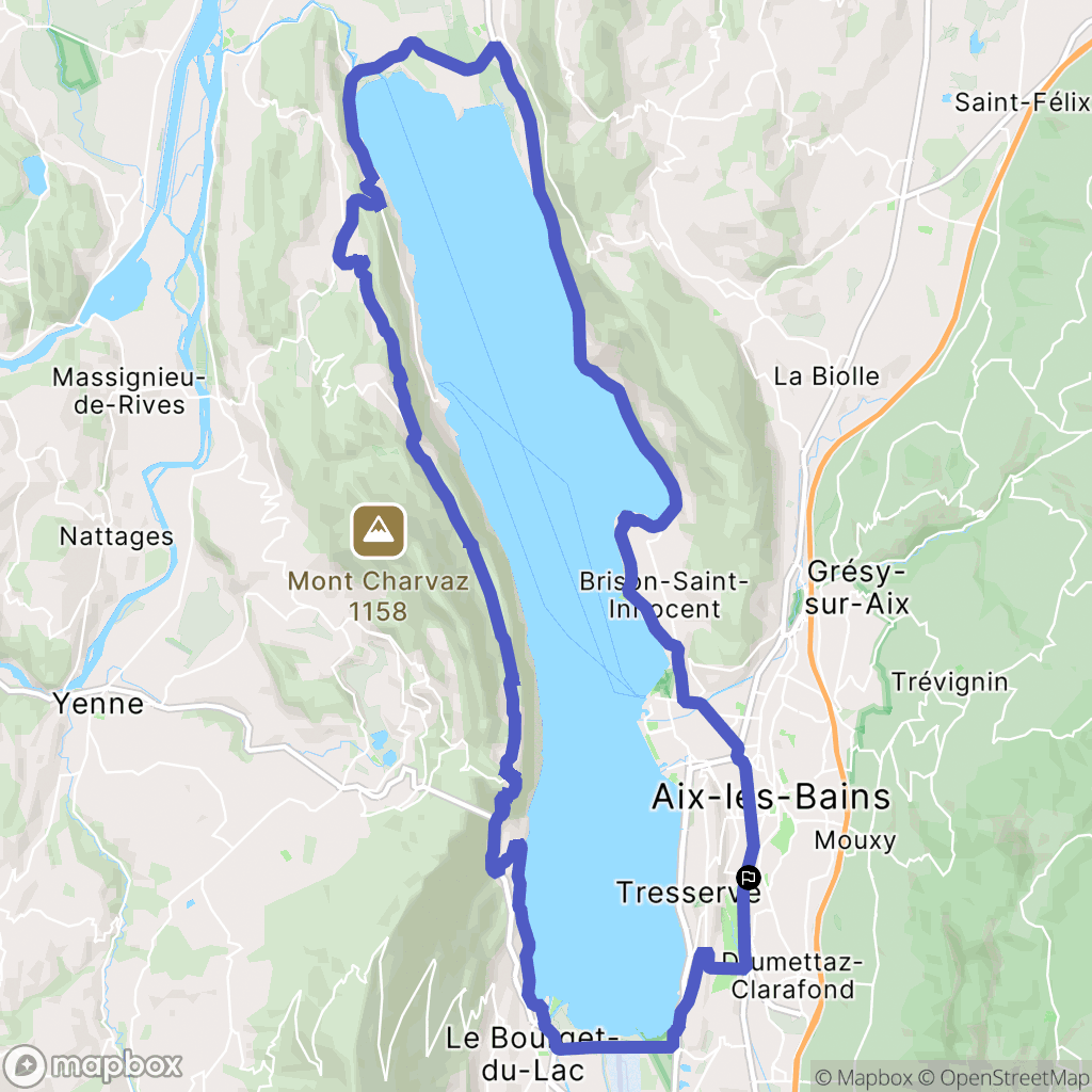 Aix-les-Bains: routekaart voor buitenactiviteiten - France