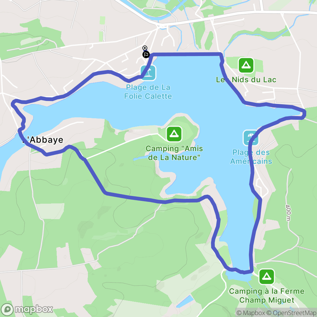 Chaumousey : carte du parcours de randonnée - France