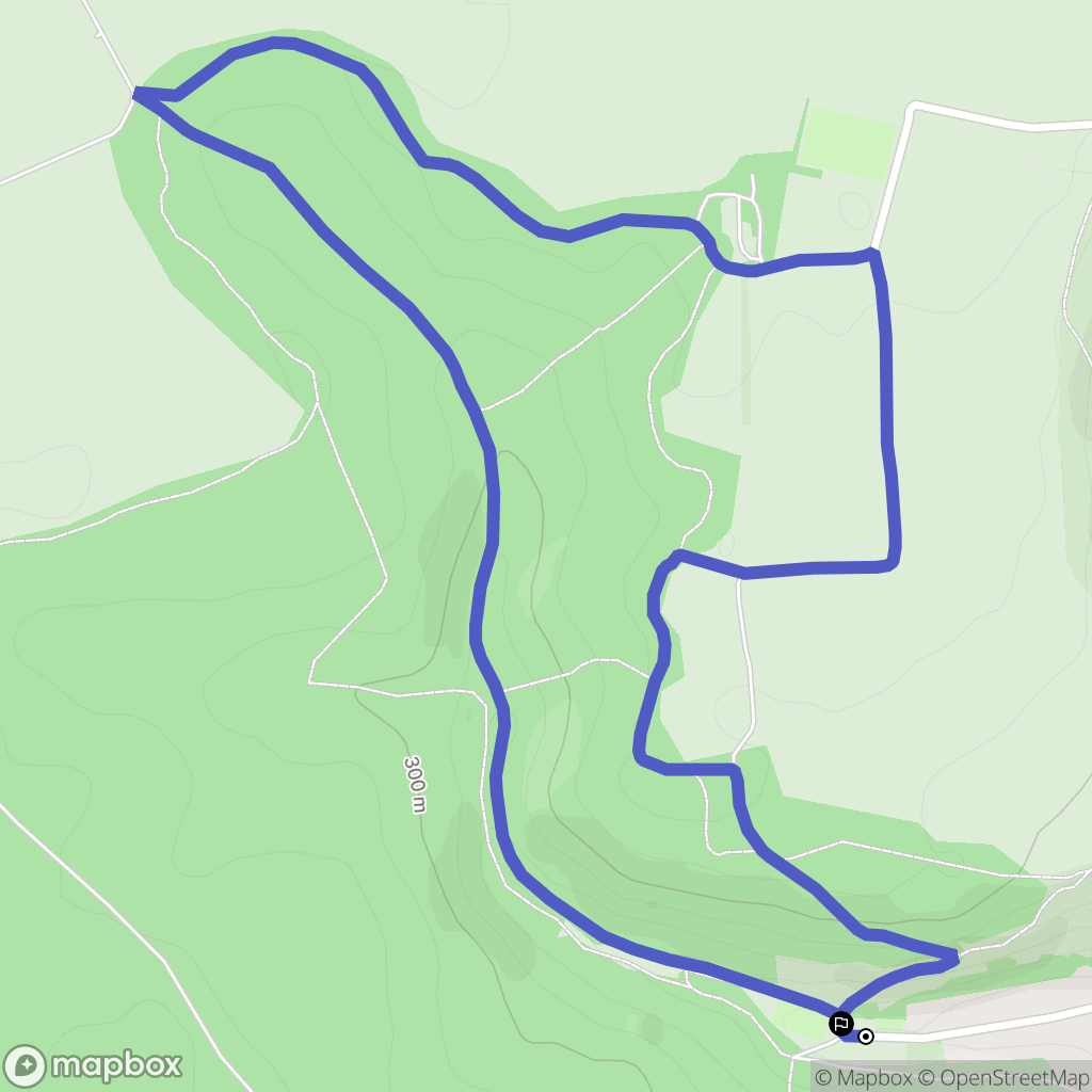 Ranguevaux : carte du parcours de randonnée - France