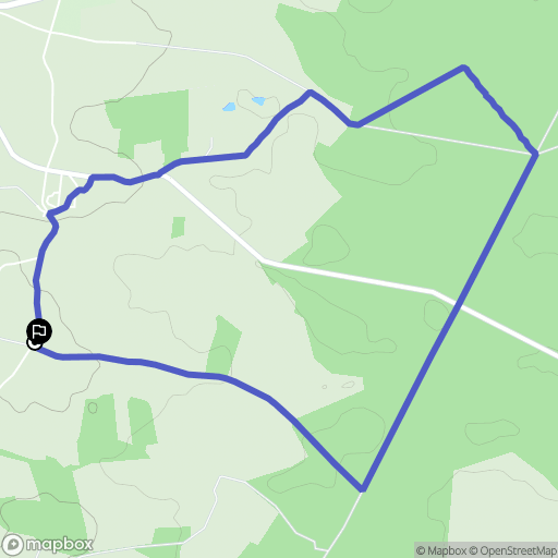 Châteauneuf-Val-de-Bargis : carte du parcours de randonnée - France