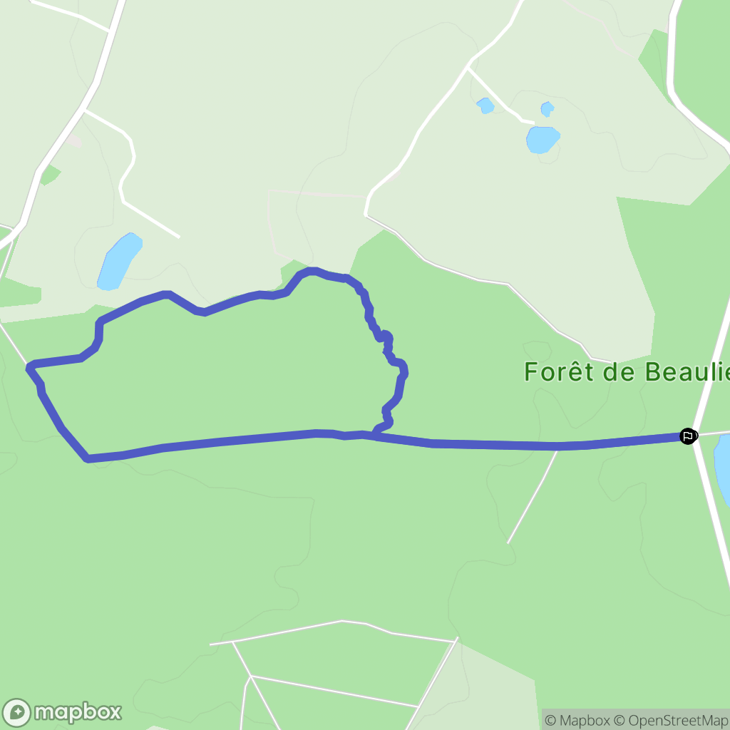 Bellevigne-en-Layon : carte du parcours de randonnée - France
