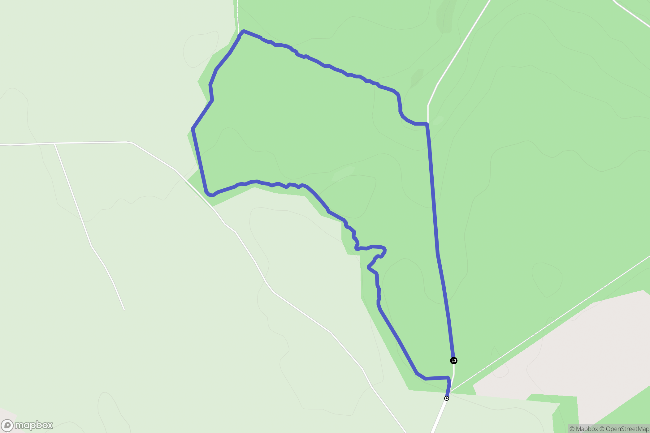 Melleville : carte du parcours de randonnée - France