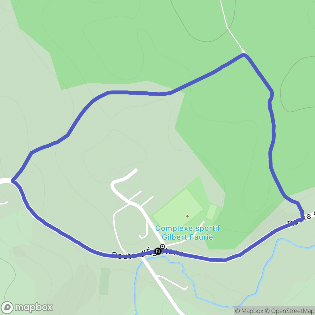 Vitrac-sur-Montane : carte du parcours de randonnée - France