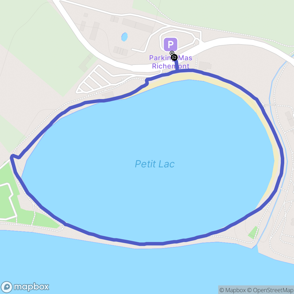 Villeneuve-de-la-Raho : carte du parcours de randonnée - France