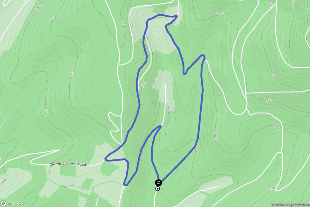 Rombach-le-Franc : carte du parcours de randonnée - France
