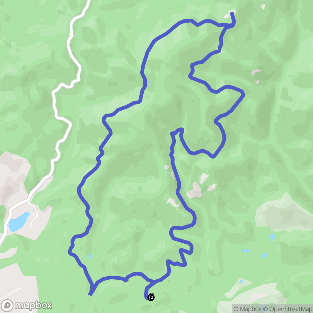 Fréjus : carte du parcours de randonnée - France