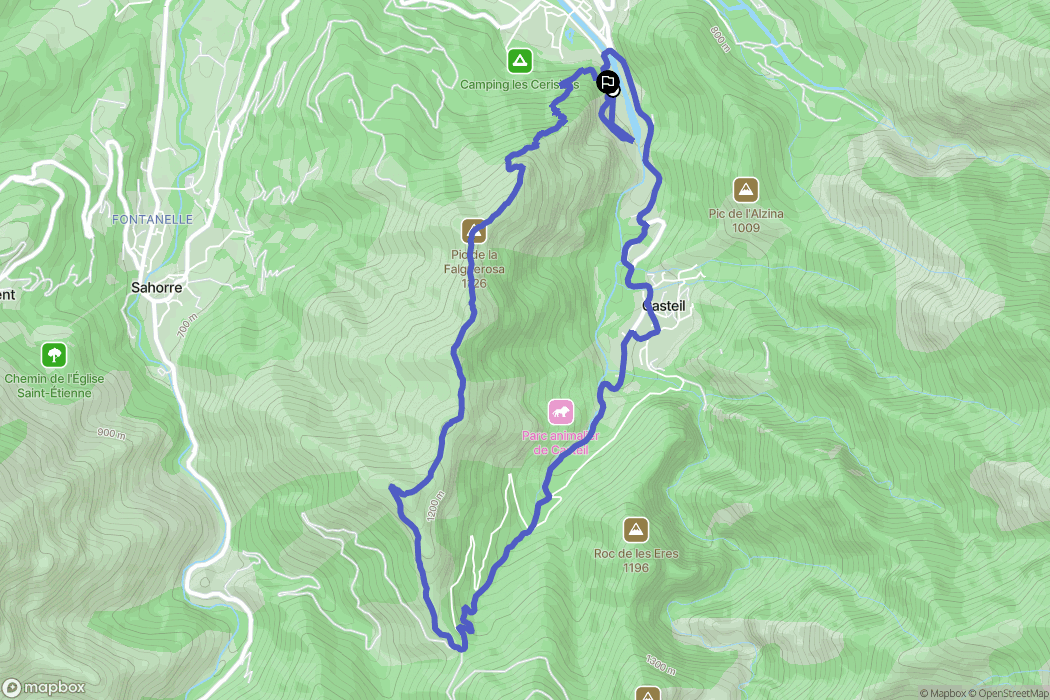 Vernet-les-Bains: routekaart voor buitenactiviteiten - France
