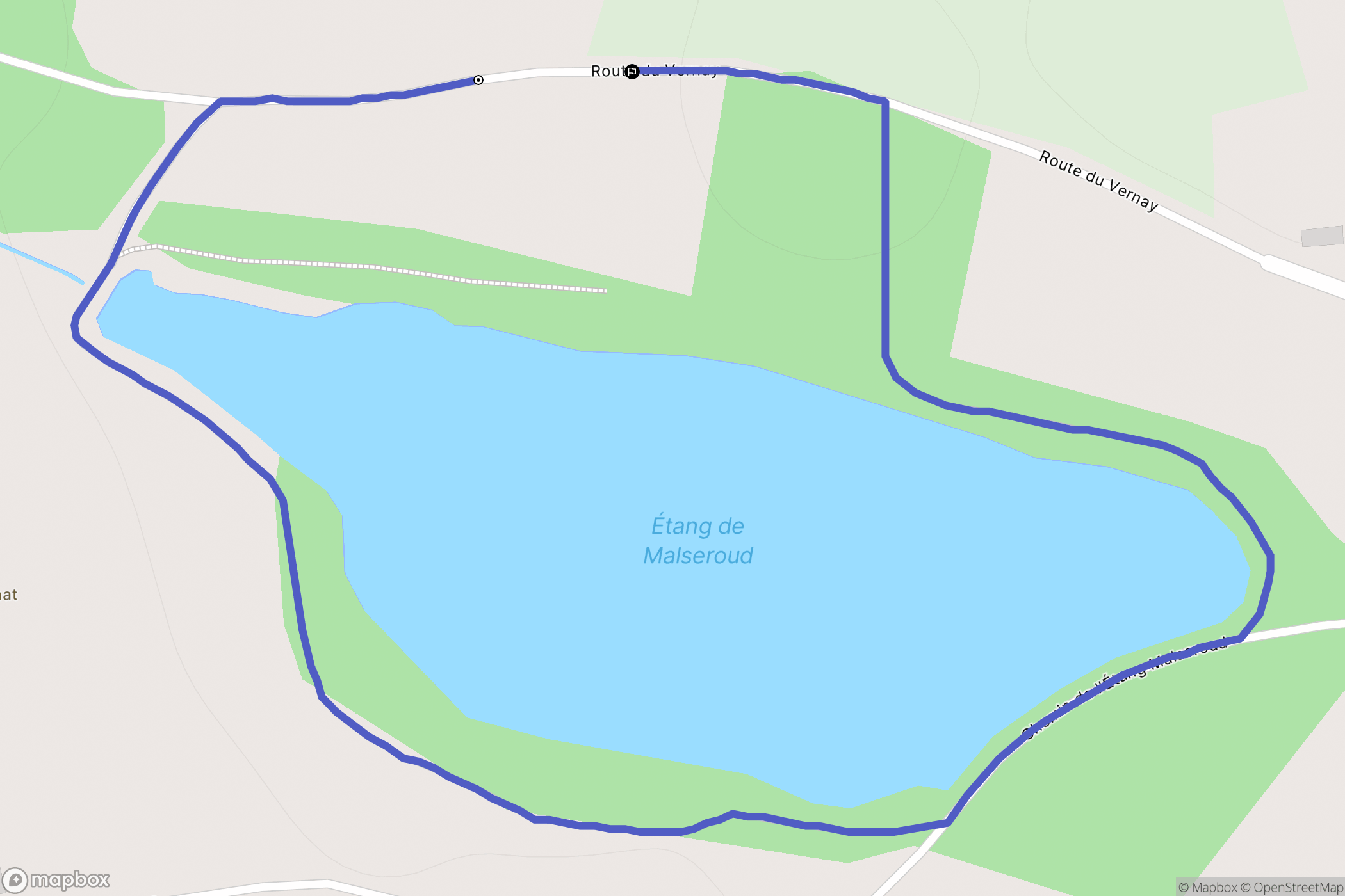 La Bâtie-Montgascon : carte du parcours de randonnée - France