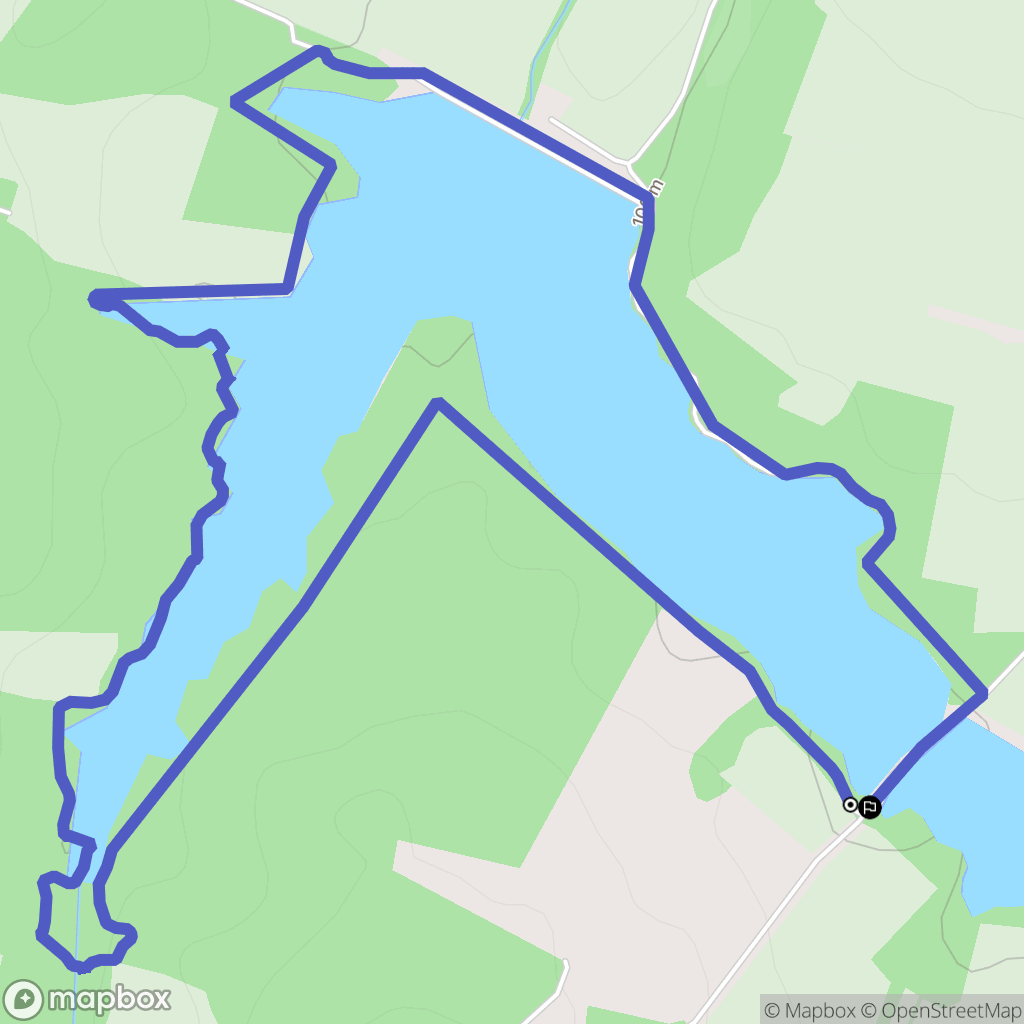 Caupenne-d'Armagnac : carte du parcours de randonnée - France