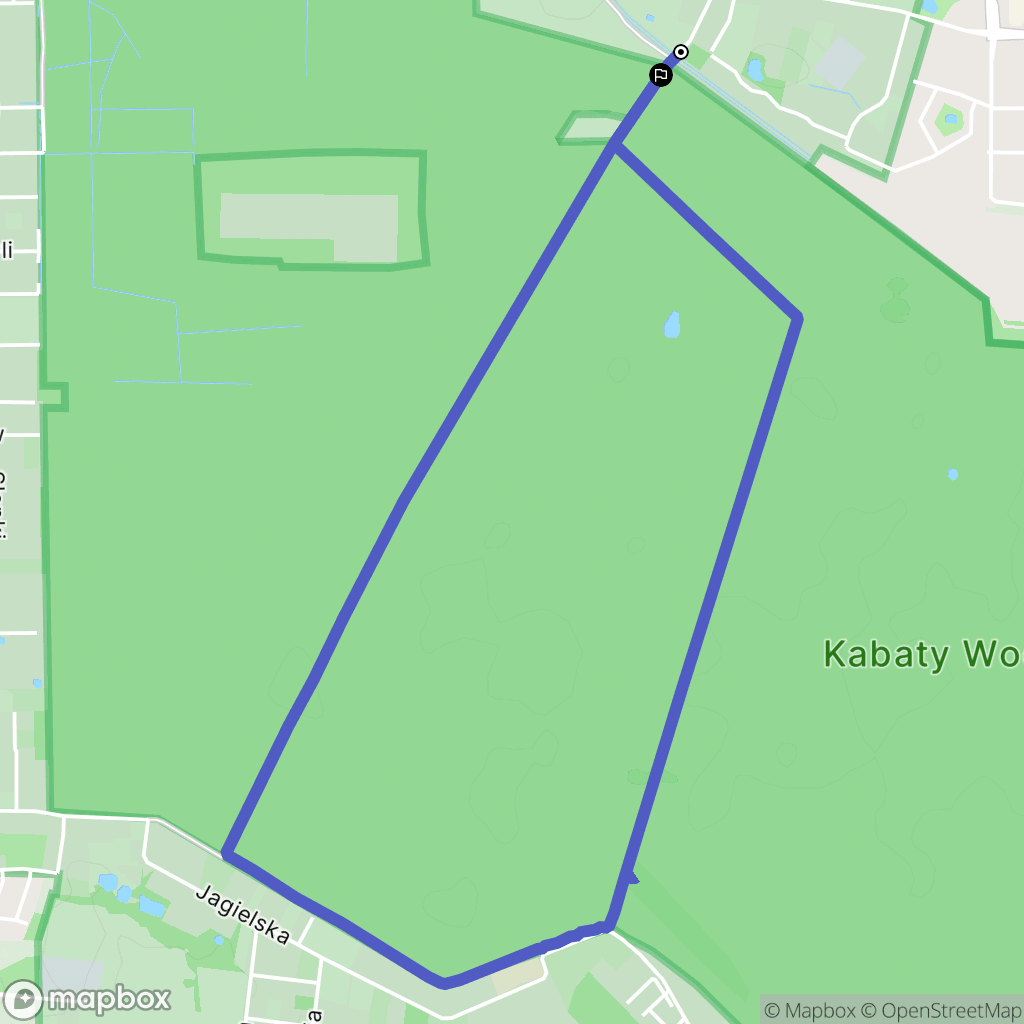 Warszawa: mapa trasy - Poland