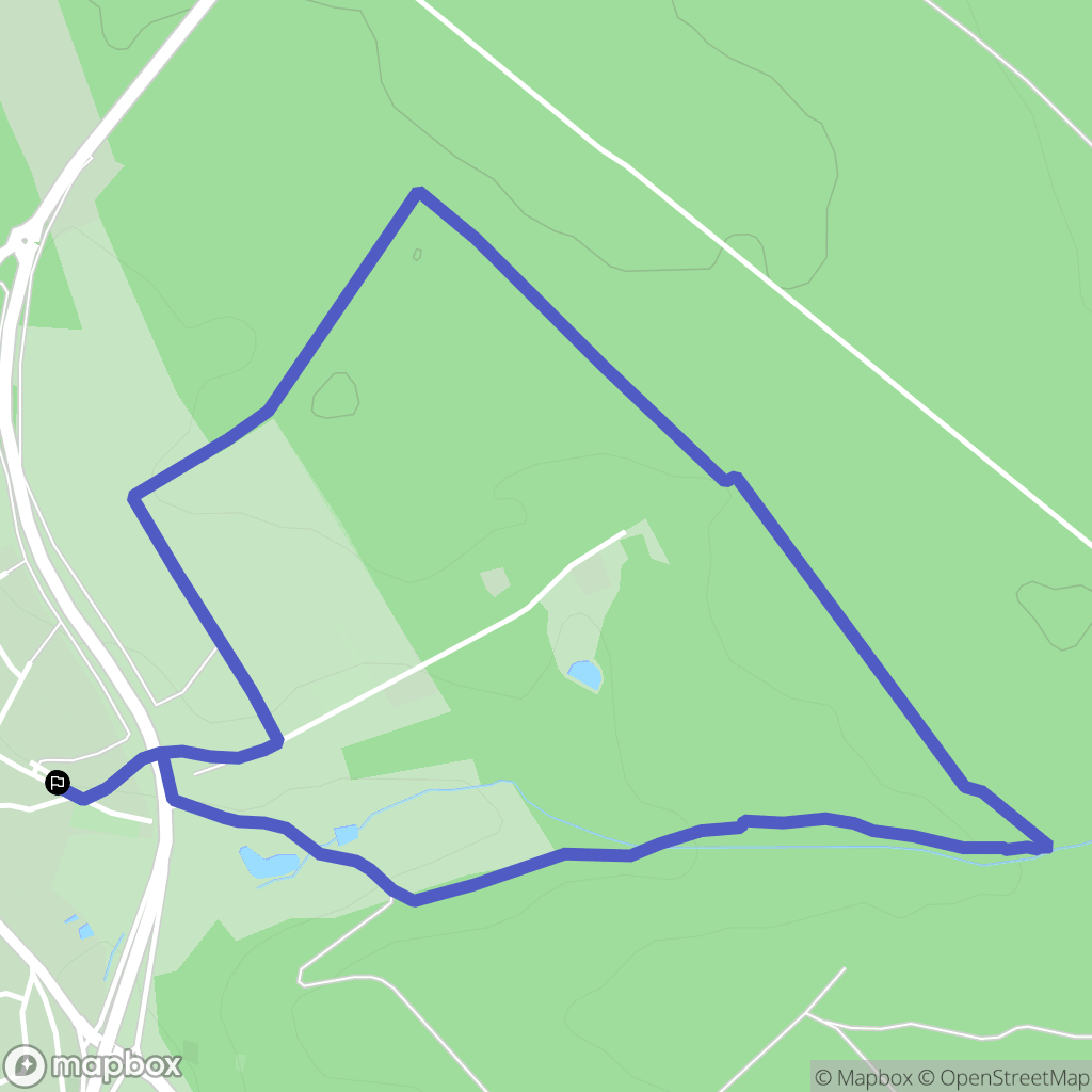 Les Mazures : carte du parcours de randonnée - France