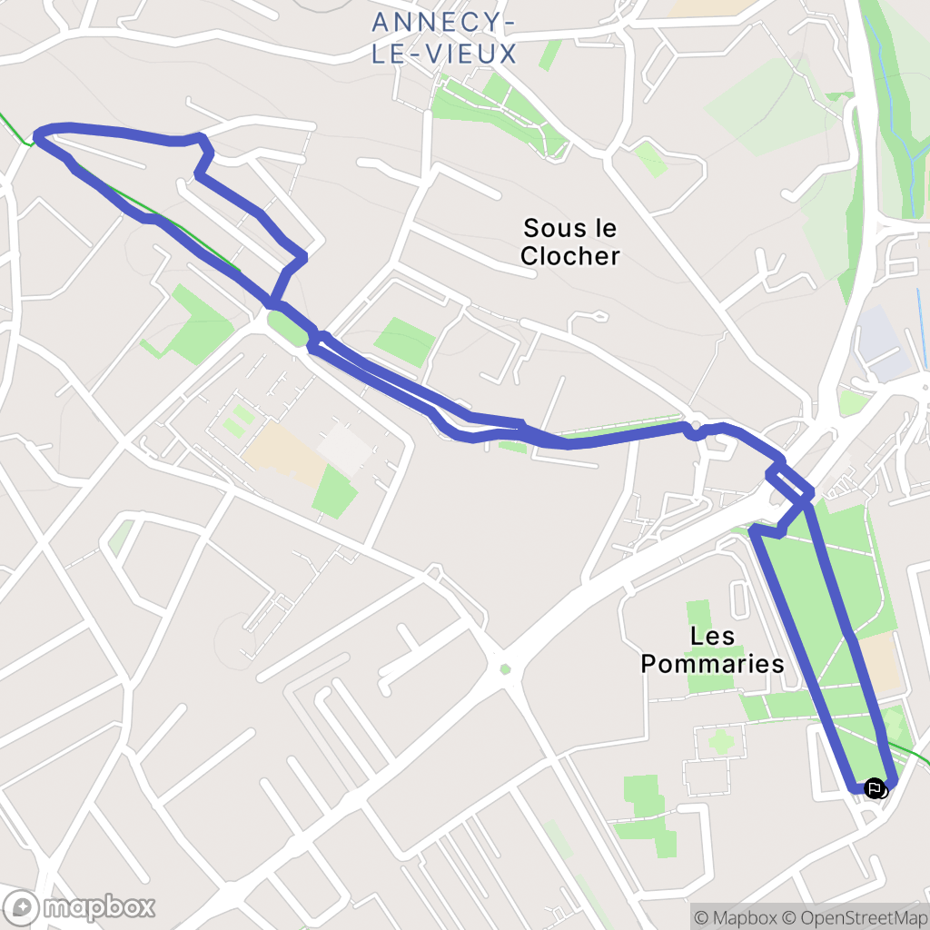 Annecy-le-Vieux: routekaart voor buitenactiviteiten - France