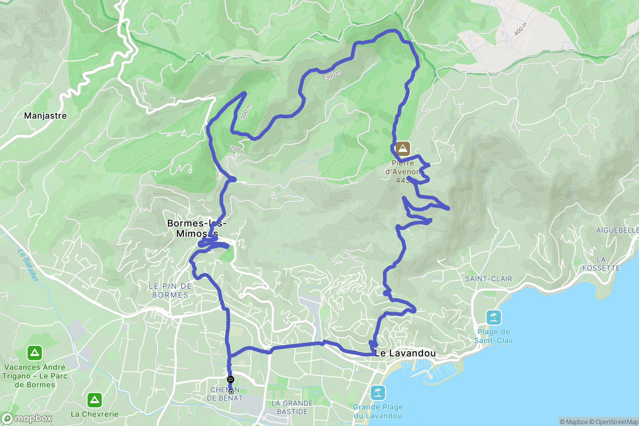 Le Lavandou: routekaart voor buitenactiviteiten - France