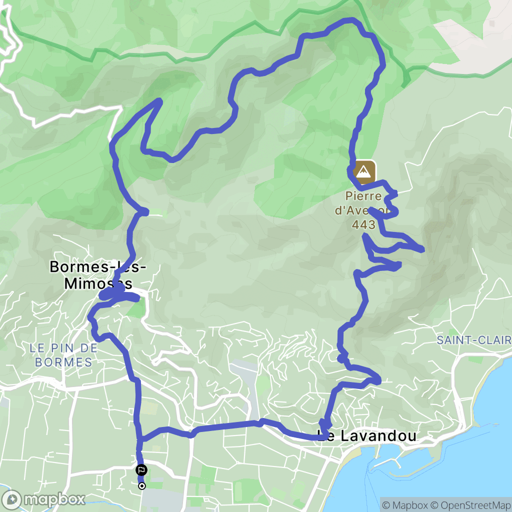 Le Lavandou: routekaart voor buitenactiviteiten - France