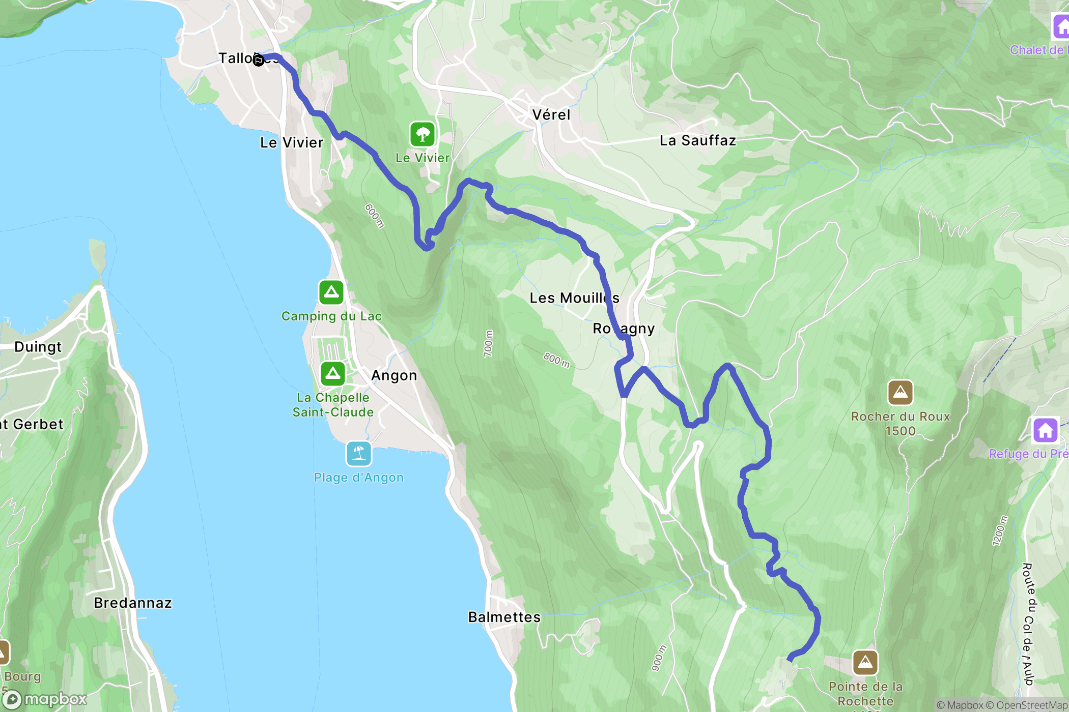Talloires: routekaart voor buitenactiviteiten - France