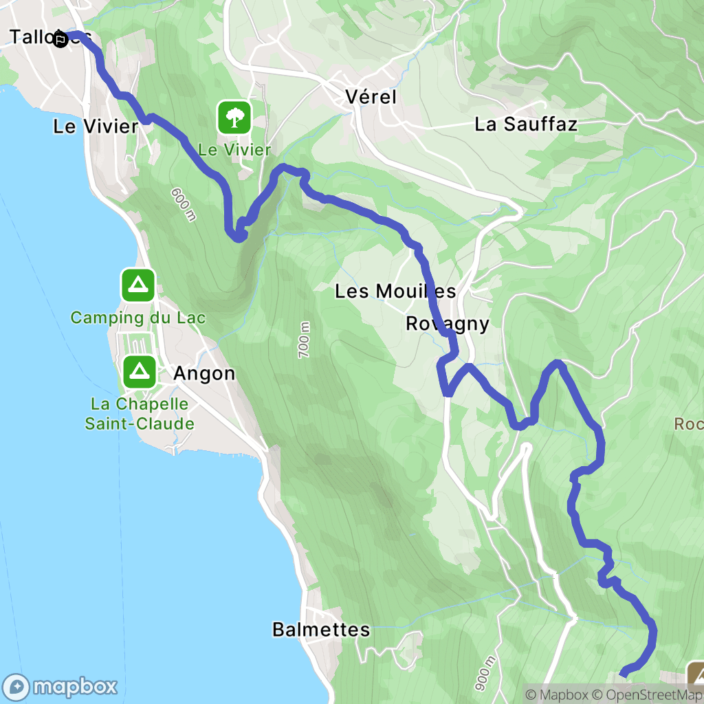 Talloires: routekaart voor buitenactiviteiten - France