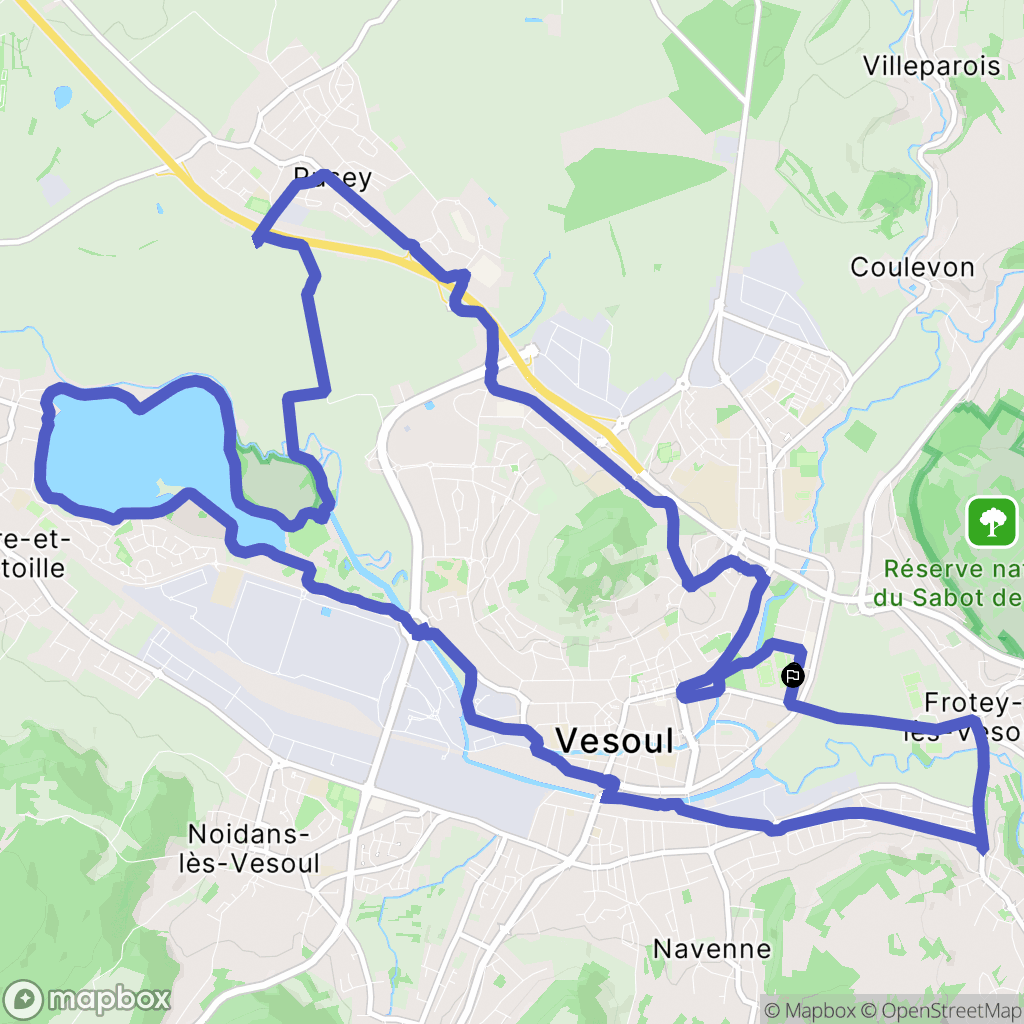 Vesoul: routekaart voor buitenactiviteiten - France