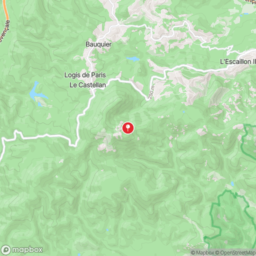 Carte de la zone de délimitation de randonnee-mont-vinaigre-frejus-var