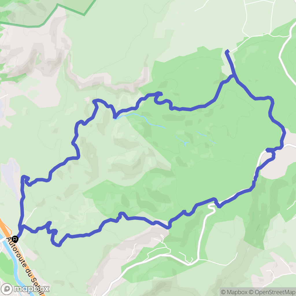 Salon-de-Provence : carte du parcours de randonnée - France