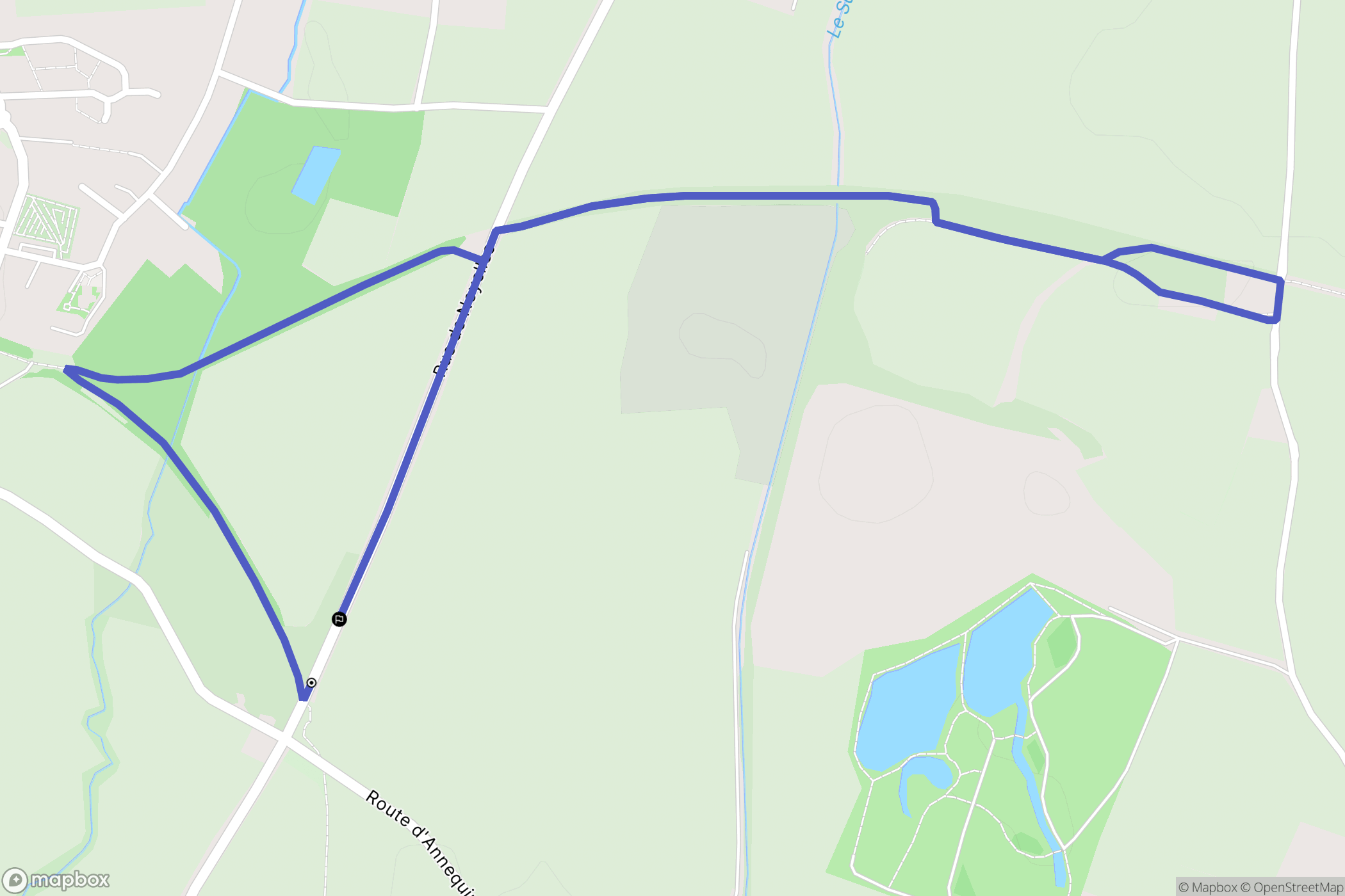 Noyelles-lès-Vermelles : carte du parcours de randonnée - France