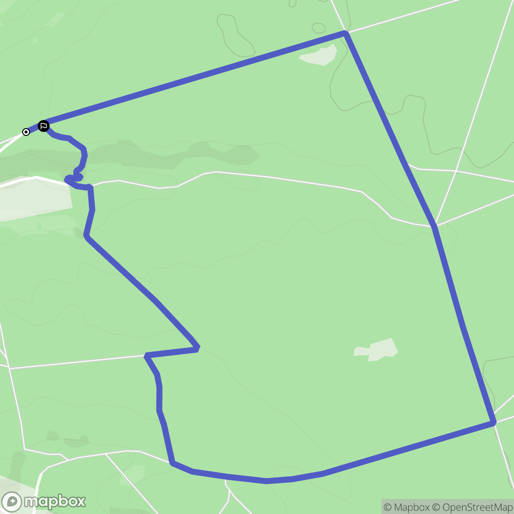 Rosay : carte du parcours de randonnée - France