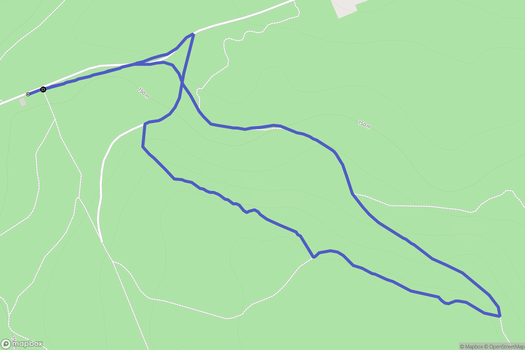 Cormicy : carte du parcours de randonnée - France